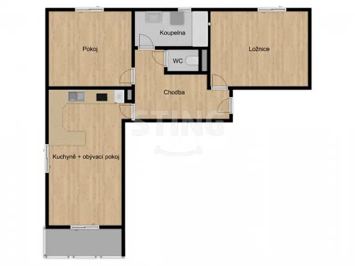 Prodej bytu 3+kk 77 m²