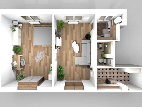 Prodaný byt 2+kk 49 m²