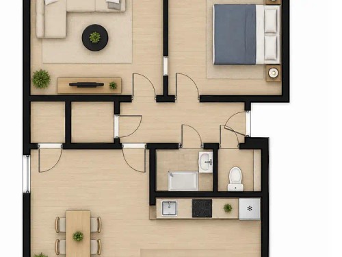 Prodej bytu 3+kk 60 m²