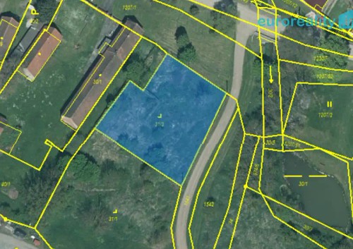 Prodej stavebního pozemku 1201 m²