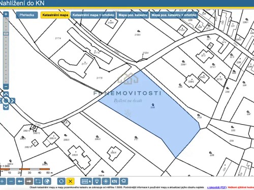 Prodej stavebního pozemku 4281 m²