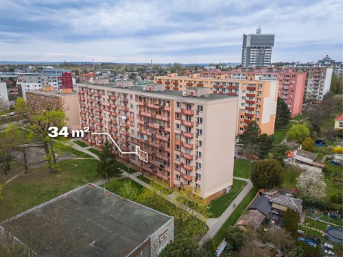 Prodaný byt 1+1 32 m²
