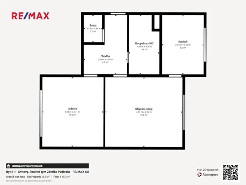 Prodaný  byt 2+1 56 m²