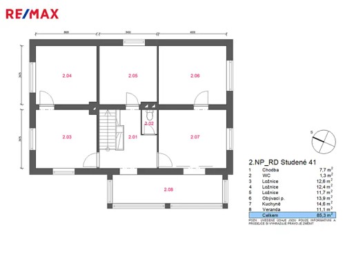 Prodaný dům 220 m², pozemek 978 m²