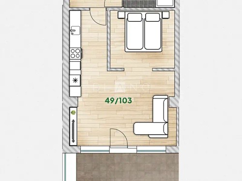 Prodej bytu 2+kk 63 m²
