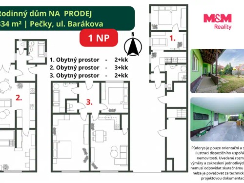 Prodej domu 336 m², pozemek 467 m²