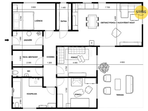 Prodej domu 187 m², pozemek 950 m²