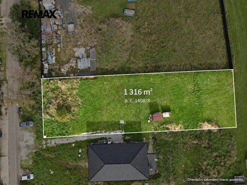 Prodej stavebního pozemku 1316 m²