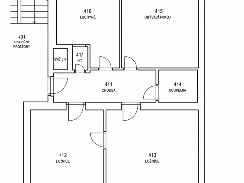 Prodaný  byt 3+1 87 m²