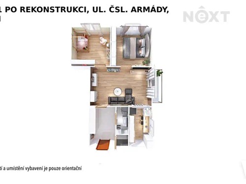 Prodaný byt 3+1 60 m²