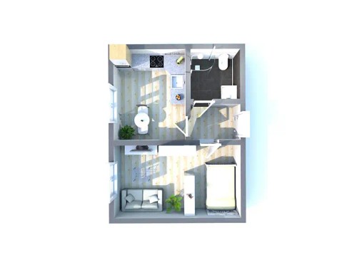 Prodaný byt 1+1 33 m²