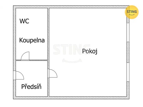 Prodej bytu 1+kk 33 m²
