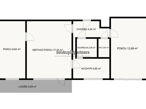 Prodej bytu 3+1 59 m²