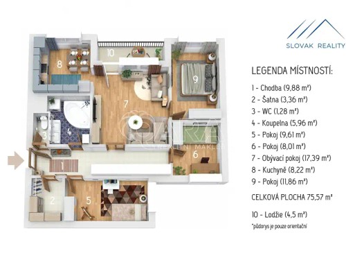 Prodej bytu 4+1 80 m²