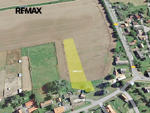Prodej stavebního pozemku 2989 m²
