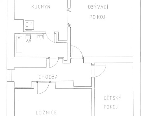 Prodaný  byt 3+1 76 m²