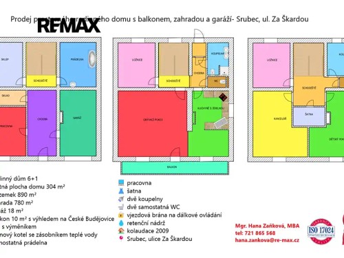 Prodej domu 266 m², pozemek 780 m²