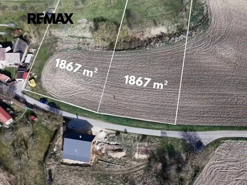 Prodej stavebního pozemku 1867 m²