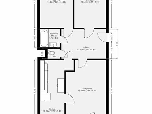 Prodej bytu 3+1 77 m²