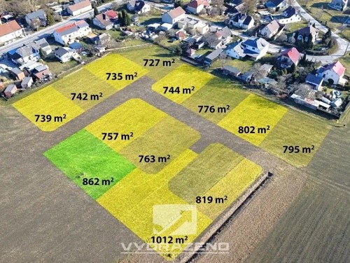 Prodej stavebního pozemku 862 m²