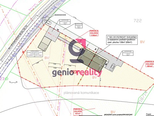 Prodej stavebního pozemku 2849 m²