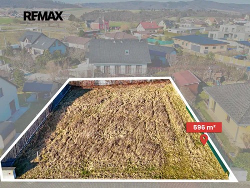 Prodej stavebního pozemku 596 m²
