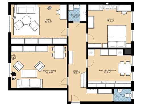 Prodej bytu 3+1 6 m²