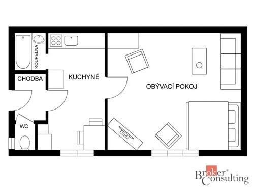 Prodej bytu 1+1 35 m²