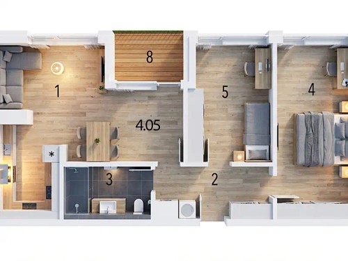 Prodej bytu 3+kk 74 m²