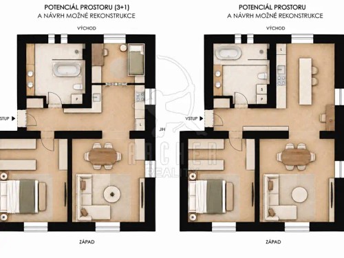 Prodej bytu 2+1 61 m²
