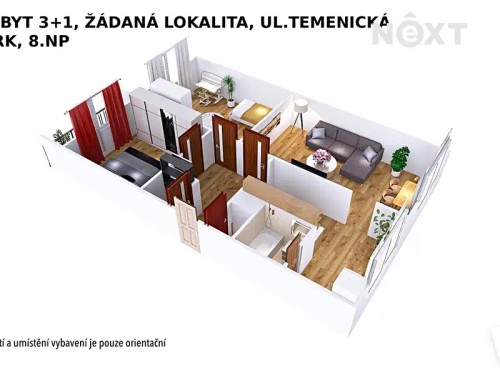 Prodaný byt 3+1 72 m²