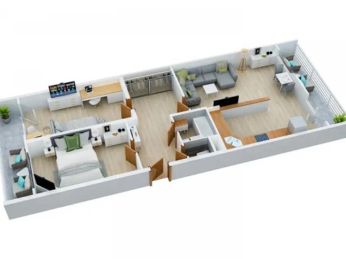 Prodaný byt 3+kk 93 m²