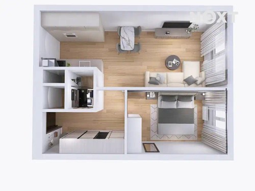 Prodej bytu 2+kk 43 m²