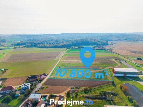 Prodej stavebního pozemku 10800 m²