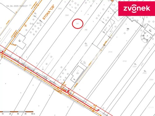 Prodej stavebního pozemku 2445 m²