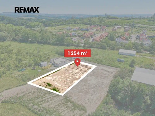 Prodej stavebního pozemku 1254 m²