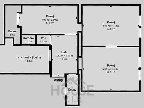 Prodej bytu 3+1 108 m²