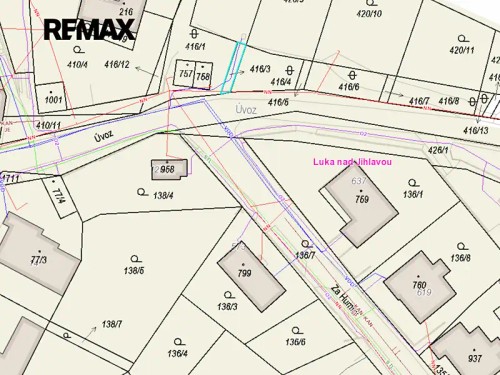 Prodej stavebního pozemku 1362 m²