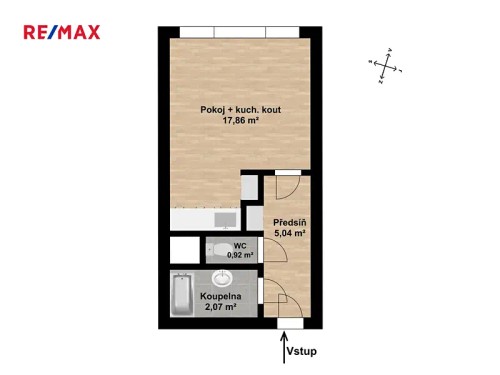 Prodaný byt 1+kk 27 m²