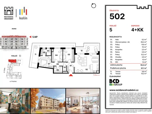 Prodej bytu 4+kk 98 m²