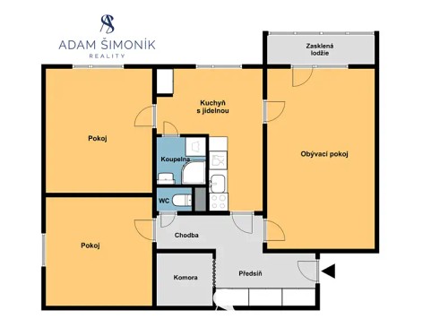 Prodaný byt 3+1 74 m²