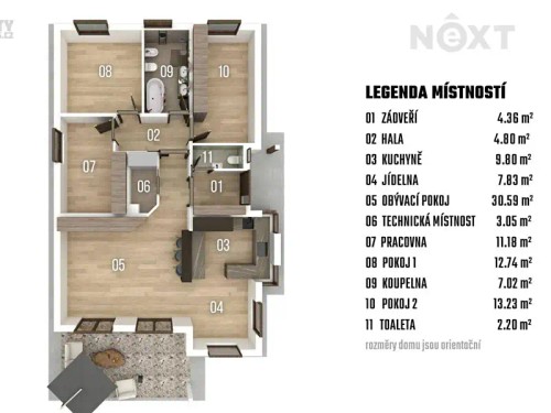 Prodej domu 107 m², pozemek 577 m²