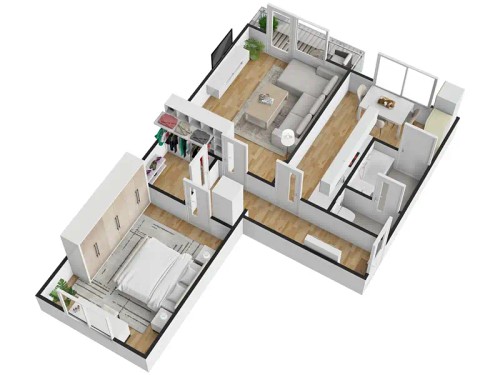 Prodej bytu 2+1 57 m²