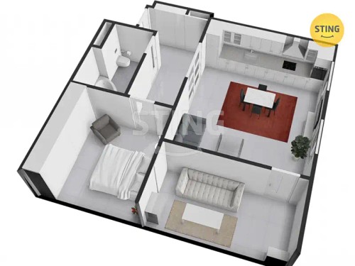Prodej bytu 3+kk 64 m²