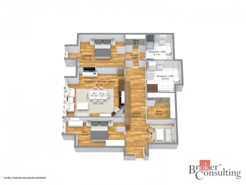 Prodej bytu 3+kk 137 m²