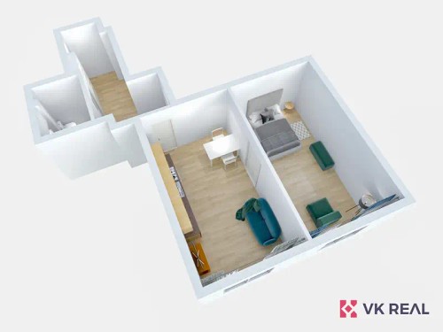 Prodej bytu 2+kk 50 m²