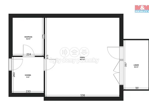 Prodaný byt 1+kk 43 m²