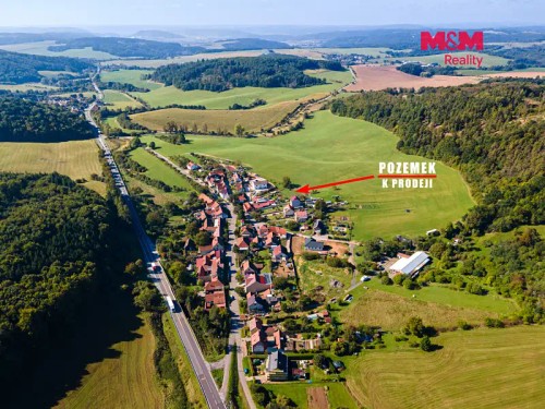 Prodej stavebního pozemku 1233 m²
