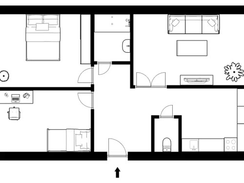 Prodej bytu 3+1 74 m²
