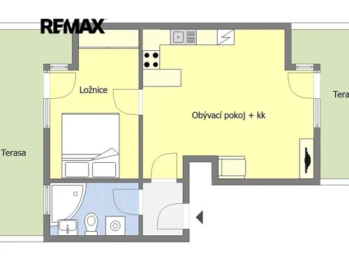 Prodej bytu 2+kk 45 m²